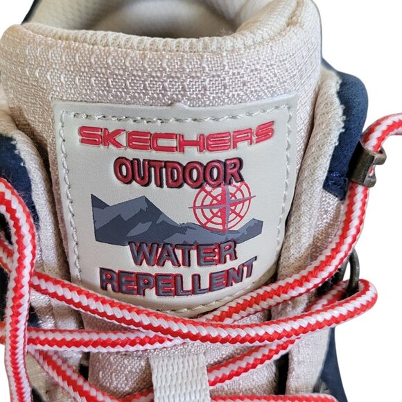 Skechers Blue Suede Trego El Capitan Hiking Boot Waterproof 158254 Size 9 - Picture 10 of 16